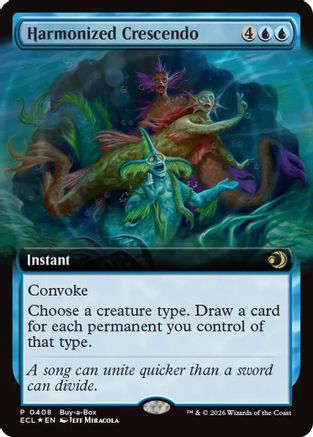 Harmonized Crescendo (Extended Art) (BABP-408) [Buy-A-Box Promos] Foil