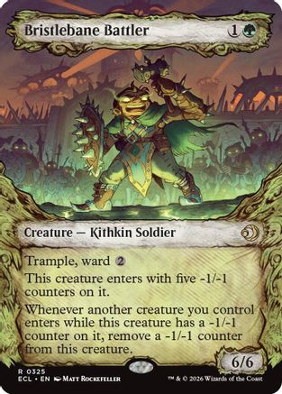 Bristlebane Battler (Showcase) (ECL-325) [Lorwyn Eclipsed]