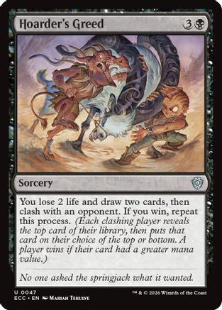Hoarder's Greed (ECC-047) [Commander: Lorwyn Eclipsed]