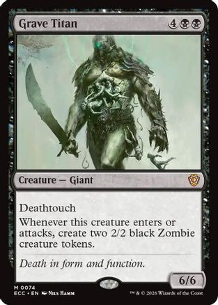 Grave Titan (ECC-074) [Commander: Lorwyn Eclipsed]