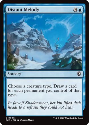 Distant Melody (ECC-045) [Commander: Lorwyn Eclipsed]