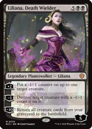 Liliana, Death Wielder (ECC-078) [Commander: Lorwyn Eclipsed]