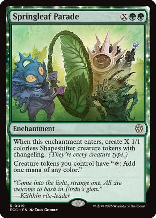 Springleaf Parade (ECC-019) [Commander: Lorwyn Eclipsed]