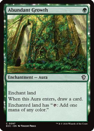 Abundant Growth (ECC-097) [Commander: Lorwyn Eclipsed]