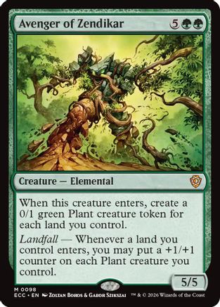 Avenger of Zendikar (ECC-098) [Commander: Lorwyn Eclipsed]
