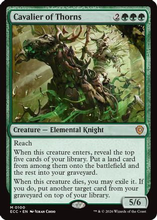 Cavalier of Thorns (ECC-100) [Commander: Lorwyn Eclipsed]