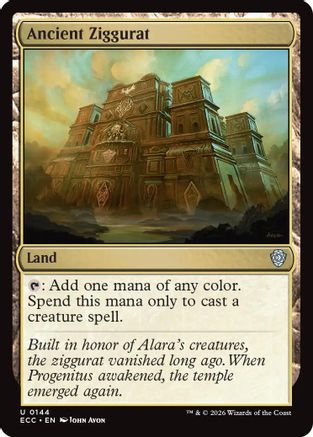Ancient Ziggurat (ECC-144) [Commander: Lorwyn Eclipsed]