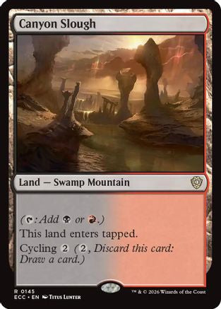 Canyon Slough (ECC-145) [Commander: Lorwyn Eclipsed]