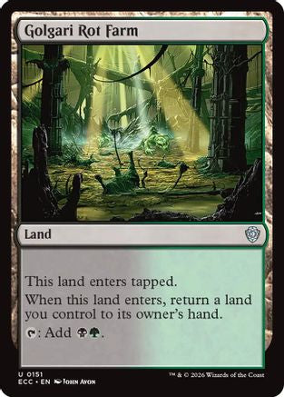 Golgari Rot Farm (ECC-151) [Commander: Lorwyn Eclipsed]