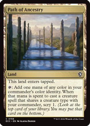 Path of Ancestry (ECC-158) [Commander: Lorwyn Eclipsed]
