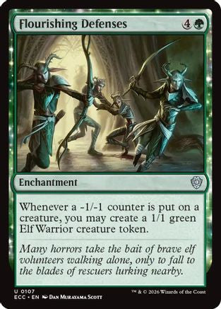 Flourishing Defenses (ECC-107) [Commander: Lorwyn Eclipsed]