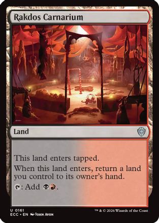 Rakdos Carnarium (ECC-161) [Commander: Lorwyn Eclipsed]
