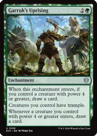 Garruk's Uprising (ECC-109) [Commander: Lorwyn Eclipsed]