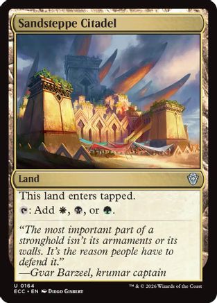 Sandsteppe Citadel (ECC-164) [Commander: Lorwyn Eclipsed]