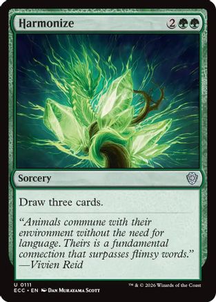 Harmonize (ECC-111) [Commander: Lorwyn Eclipsed]
