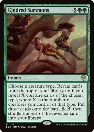 Kindred Summons (ECC-112) [Commander: Lorwyn Eclipsed]