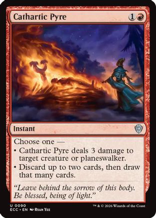 Cathartic Pyre (ECC-090) [Commander: Lorwyn Eclipsed]