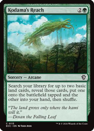 Kodama's Reach (ECC-113) [Commander: Lorwyn Eclipsed]
