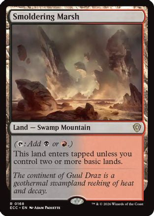 Smoldering Marsh (ECC-168) [Commander: Lorwyn Eclipsed]