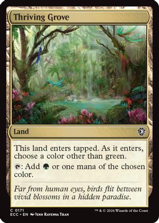 Thriving Grove (ECC-171) [Commander: Lorwyn Eclipsed]