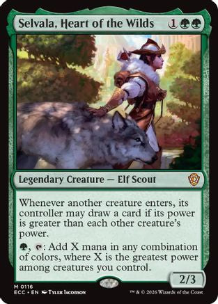Selvala, Heart of the Wilds (ECC-116) [Commander: Lorwyn Eclipsed]