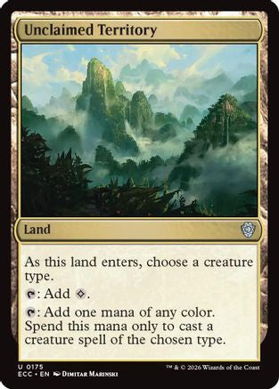 Unclaimed Territory (ECC-175) [Commander: Lorwyn Eclipsed]