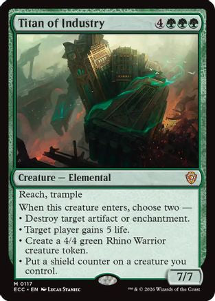 Titan of Industry (ECC-117) [Commander: Lorwyn Eclipsed]