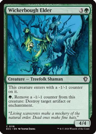 Wickerbough Elder (ECC-118) [Commander: Lorwyn Eclipsed]