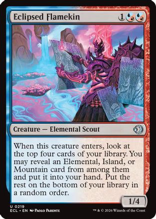Eclipsed Flamekin (ECL-219) [Lorwyn Eclipsed]