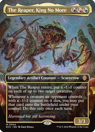 The Reaper, King No More (Borderless) (ECC-004) [Commander: Lorwyn Eclipsed] Foil