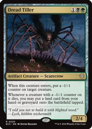 Dread Tiller (ECC-020) [Commander: Lorwyn Eclipsed]