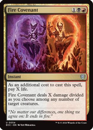 Fire Covenant (ECC-054) [Commander: Lorwyn Eclipsed]