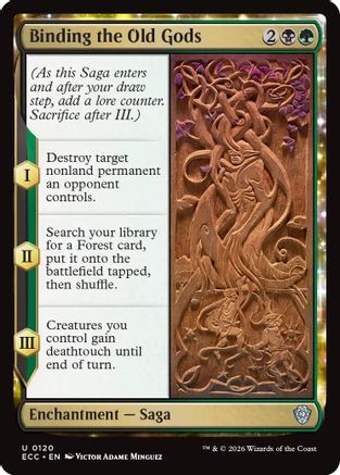 Binding the Old Gods (ECC-120) [Commander: Lorwyn Eclipsed]