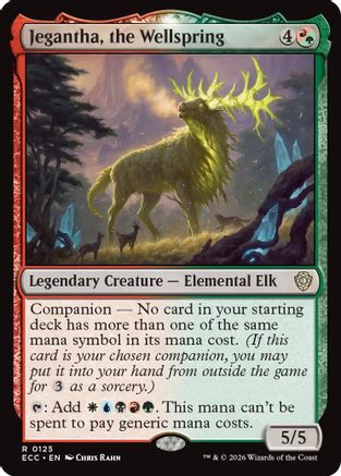 Jegantha, the Wellspring (ECC-125) [Commander: Lorwyn Eclipsed]