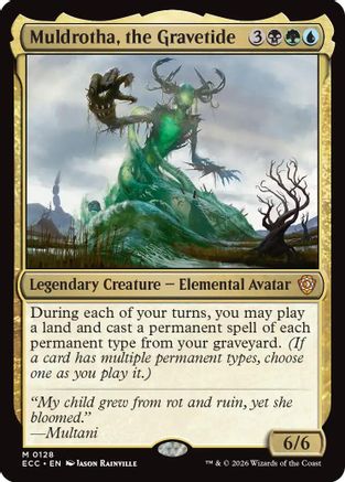Muldrotha, the Gravetide (ECC-128) [Commander: Lorwyn Eclipsed]