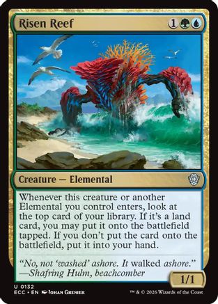 Risen Reef (ECC-132) [Commander: Lorwyn Eclipsed]