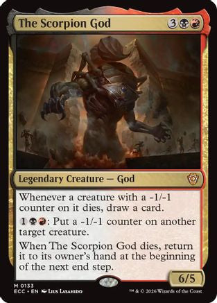 The Scorpion God (ECC-133) [Commander: Lorwyn Eclipsed]