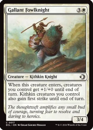 Gallant Fowlknight (ECL-017) [Lorwyn Eclipsed]