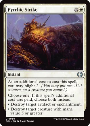Pyrrhic Strike (ECL-030) [Lorwyn Eclipsed] Foil