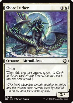 Shore Lurker (ECL-034) [Lorwyn Eclipsed] Foil