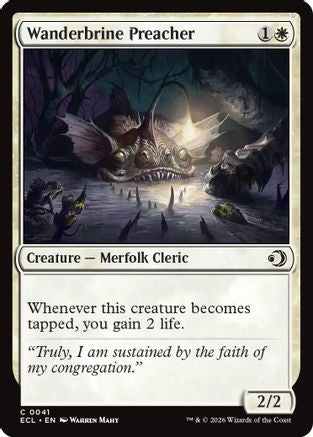 Wanderbrine Preacher (ECL-041) [Lorwyn Eclipsed]
