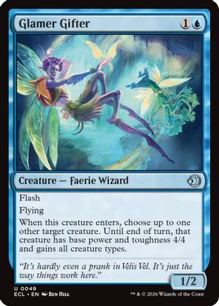 Glamer Gifter (ECL-049) [Lorwyn Eclipsed] Foil