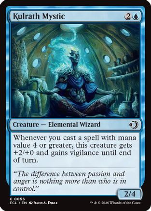 Kulrath Mystic (ECL-056) [Lorwyn Eclipsed] Foil