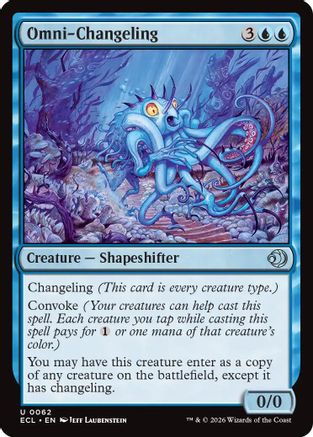 Omni-Changeling (ECL-062) [Lorwyn Eclipsed] Foil