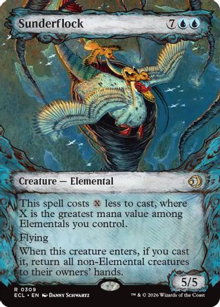 Sunderflock (Showcase) (ECL-309) [Lorwyn Eclipsed]