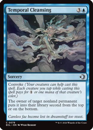 Temporal Cleansing (ECL-078) [Lorwyn Eclipsed] Foil