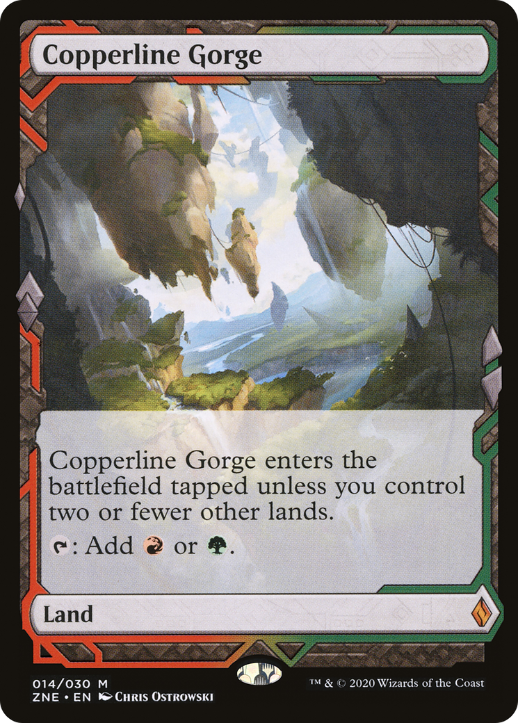 Copperline Gorge (ZNE-014) [Zendikar Rising Expeditions]