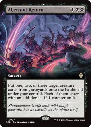 Aberrant Return (Extended Art) (ECC-027) [Commander: Lorwyn Eclipsed]