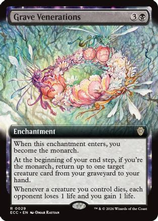 Grave Venerations (Extended Art) (ECC-029) [Commander: Lorwyn Eclipsed]