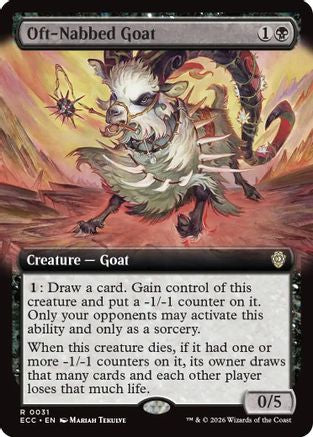 Oft-Nabbed Goat (Extended Art) (ECC-031) [Commander: Lorwyn Eclipsed]